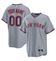 Men Women Youth New York Mets Active Player Custom Grey 2025 Limited Stitched Baseball Jersey