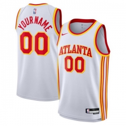 Men Women Youth Toddler Atlanta Hawks Custom Nike NBA Stitched Jersey White