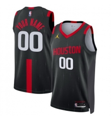 Men Houston Rockets Actiive Player Custom Black 2026 27 Statement Edition Stitched Basketball Jersey
