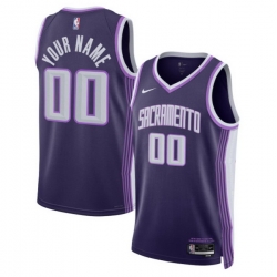Sacramento Kings Nike Unisex 2025 2026 City Edition Swingman Custom Jersey Purple