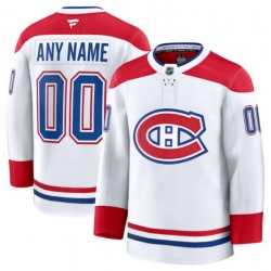 Men Women Youth Montreal Canadiens Fanatics Away Premium Custom Jersey White