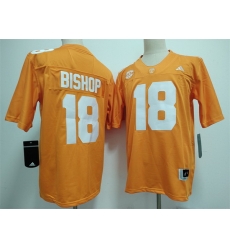 Men Tennessee Volunteers  18 Desean Bishop Orange 2026 Stitched Jersey