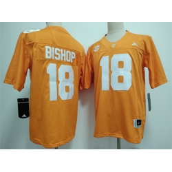 Men Tennessee Volunteers  18 Desean Bishop Orange 2026 Stitched Jersey