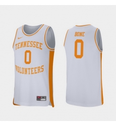 Men Tennessee Volunteers Jordan Bone White Retro Performance College Basketball Jersey