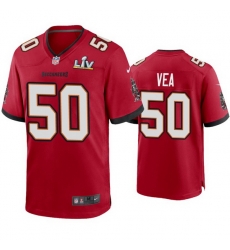 Men Vita Vea Buccaneers Red Super Bowl Lv Game Jersey