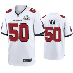 Men Vita Vea Buccaneers White Super Bowl Lv Game Jersey