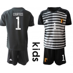 Kids Belgium Short Soccer Jerseys 004