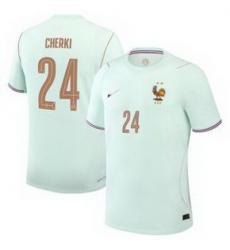 Youth 24Rayan Cherki France Jersey   1