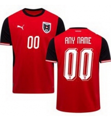 Men 00 Austria Custom World Cup Away Replica Jersey  1