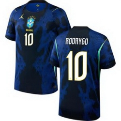 Men 10Rodrygo Brazil National Team Raphinha 2026 Home Jersey 2