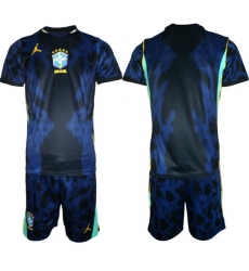Men Brazil 2026 FIFA World Cup Blue Away Soccer Jersey BLANK (2)