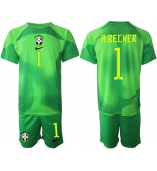 Men FIFA 2022 Brazil Soccer Jersey 002