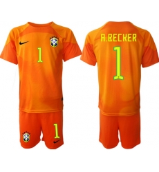 Men FIFA 2022 Brazil Soccer Jersey 005