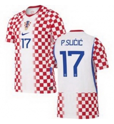 Men 17 Croatia Petar Sucic Away Replica World Cup   1