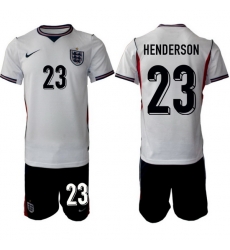 England FIFA World Cup 2026 White Soccer Jersey Dean Henderson #23