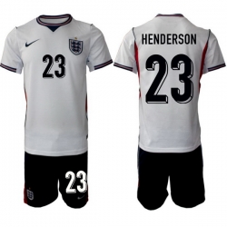 England FIFA World Cup 2026 White Soccer Jersey Dean Henderson #23