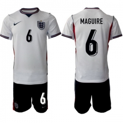 England FIFA World Cup 2026 White Soccer Jersey Harry Maguire #6