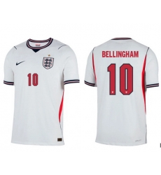 Nike Men England Match 10 Jude Bellingham Home Soccer Jersey 2026 White