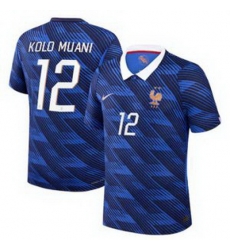 Men 12Randal Kolo Muani France Jersey   2