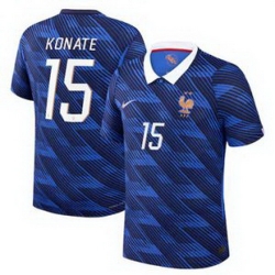 Men 15Ibrahima Konate France Jersey   2