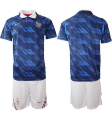 Men France 2026 FIFA World Cup Blue Soccer Jersey Blank