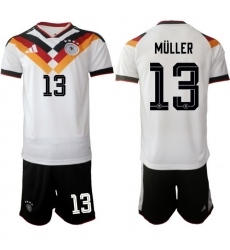 Germany 2026 FIFA World Cup Soccer Jersey White #13 MULLER