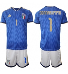 Italy Home Blue Soccer Jersey 0002 Italy Home Blue Soccer Jersey 0002