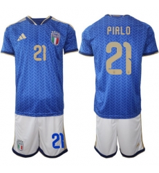 Italy Home Blue Soccer Jersey 0020 Italy Home Blue Soccer Jersey 0020