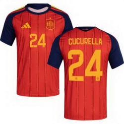 Men 24 Spain Marc Cucurella World Cup 2026 Away Replica Jersey   1