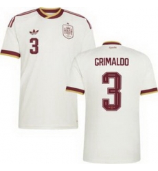 Men 3 Spain Alejandro Grimaldo World Cup 2026 Away Replica Jersey   2