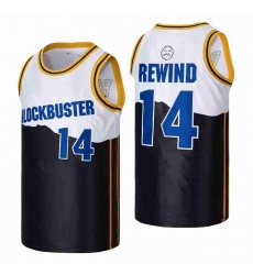 BLOCKBUSTER 14# 85# AWAY BASKETBALL JERSEY