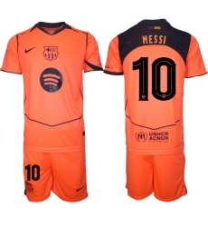 Men FC Barcelona 2026 Soccer Jerseys Orange #10 MESSI (2) Men FC Barcelona 2026 Soccer Jerseys Orange #10 MESSI (2)