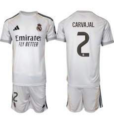 Men Real Madrid 2026 Soccer Jerseys White #2 CARVAJAL Men Real Madrid 2026 Soccer Jerseys White #2 CARVAJAL