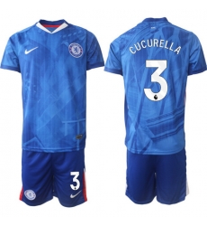 Men Chelsea 2026 Soccer Jerseys Blue #3 CUCURELLA