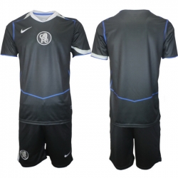 Men Chelsea 2026 Soccer Jerseys DarkGrey BLANK