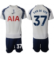 Men Tottenham Hotspur 2026 Soccer Jerseys White #37 VAN DE VEN