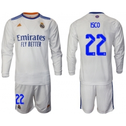 Men Real Madrid Long Sleeve Soccer Jerseys 563