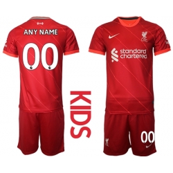 Kids Liverpool Soccer Jerseys 025 Customized