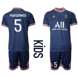 Kids Paris Saint Germain Soccer Jerseys 060