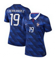 Women 19Theo Hernandez France Jersey   3
