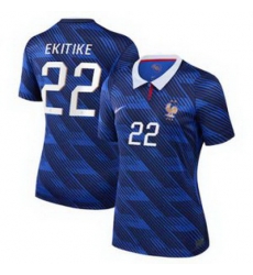 Women 22Hugo Ekitike France Jersey   3