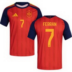 Women 7 Spain Ferran Torres World Cup 2026 Away Replica Jersey   1