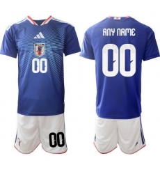Men Japan 2026 Soccer Jerseys Blue #00 CUSTOM