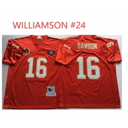 WILLIAMSON #2 Chiefs M&N Throwback Stitched Jersey