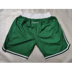 Boston Celtics Basketball Shorts 010