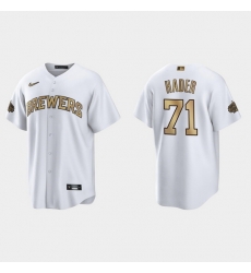 Men Josh Hader Milwaukee Brewers 2022 Mlb All Star Game White  Jersey