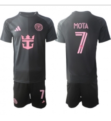 Men Inter Miami CF 2026 Soccer Jerseys Black #7 MOTA