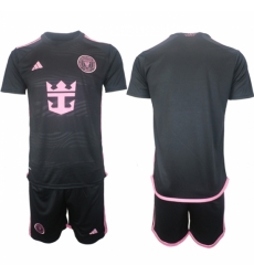Men Inter Miami CF Blank 2024 25 Black Away Soccer Jersey Suit Men Inter Miami CF Blank 2024 25 Black Away Soccer Jersey Suit