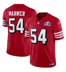 Men San Francisco 49ers 54 Fred Warner New Red 2023 F U S E Vapor Untouchable Limited Stitched Football 2024 Super Bowl LVIII Jersey Men San Francisco 49ers 54 Fred Warner New Red 2023 F U S E Vapor Untouchable Limited Stitched Football 2024 Super Bowl LVIII Jersey