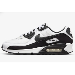 Men Nike Air Max 90 White Black Shoes 24D03